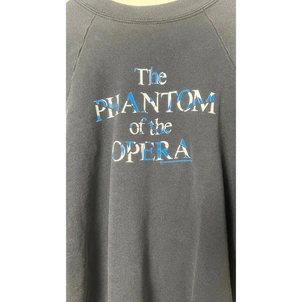 VTG 1986 PHANTOM OF THE OPERA MOVIE PROMO CREWNECK - Picture 4 of 8